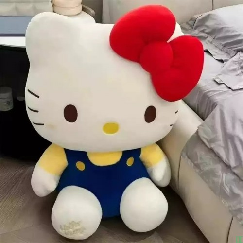 hellokitty公仔KT猫玩偶睡觉抱枕大号毛绒娃娃凯蒂猫玩具生日礼物
