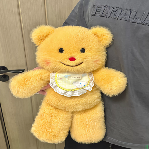 可爱黄油小熊玩偶睡觉抱枕床上安抚娃娃公仔毛绒玩具生日礼物女生