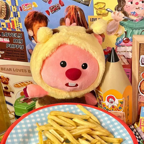 loopy玩偶大号loopy公仔摆件露比娃娃可爱毛绒露比玩偶露比公仔