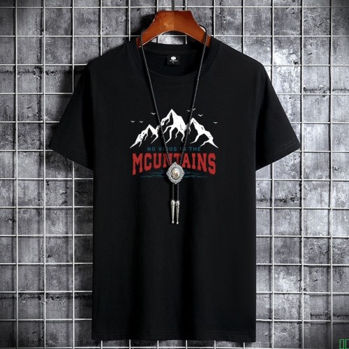 短袖t恤男士棉潮牌半袖上衣夏季男装2025新款宽松潮流衣服体恤