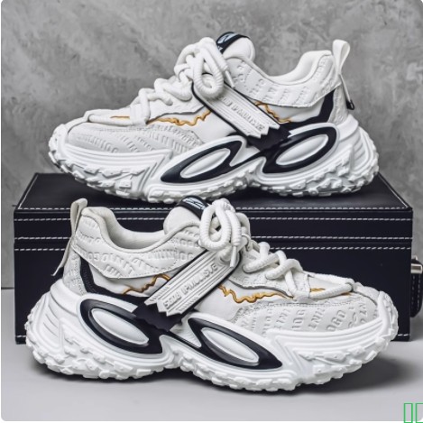 隐形内增高10cm鞋子男2025冬季新款潮牌高级感休闲运动阿甘老爹鞋