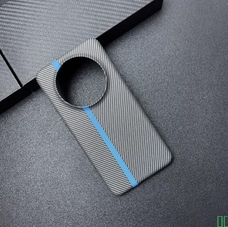 蓝色防滑边框磁吸无线充电适用magic7pro华为mate70/60手机壳Pura70Ultra荣耀300瓦楞gt磨砂透白Magsafe高级