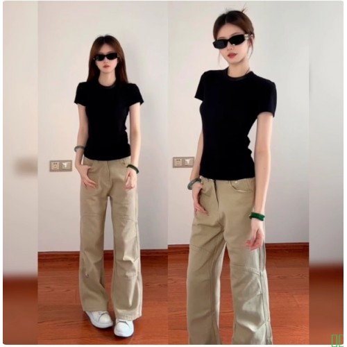 欧货白色纯棉设计感正肩短袖t恤女2025夏新爆款洋气宽松百搭上衣