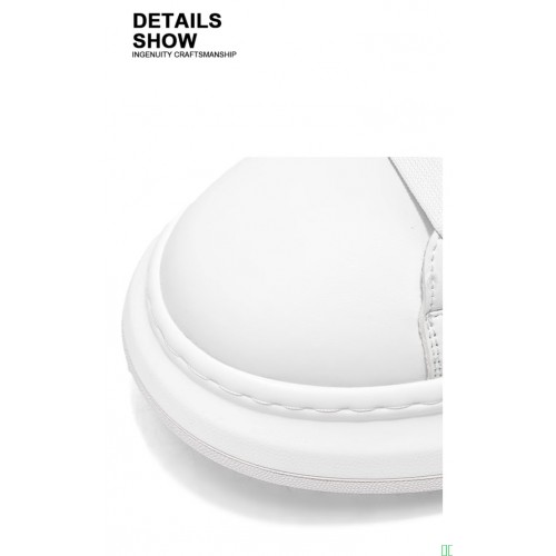 海澜之家男鞋秋冬季新款厚底加绒增高休闲鞋男士鞋子运动小白板鞋