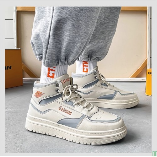 白色隐形增高7CM帆布板鞋小众原创厚底溶解鞋男女情侣休闲面包鞋