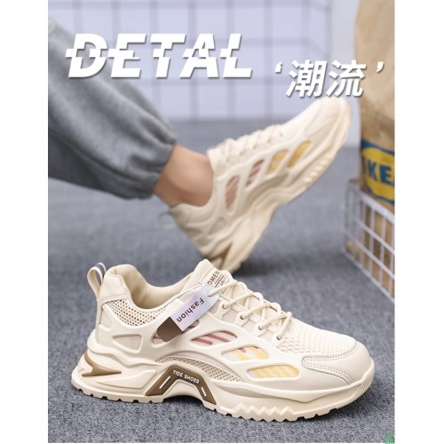 欧洲站男鞋冬季休闲厚底年轻人皮鞋运动鞋高级感潮牌真皮小白板鞋