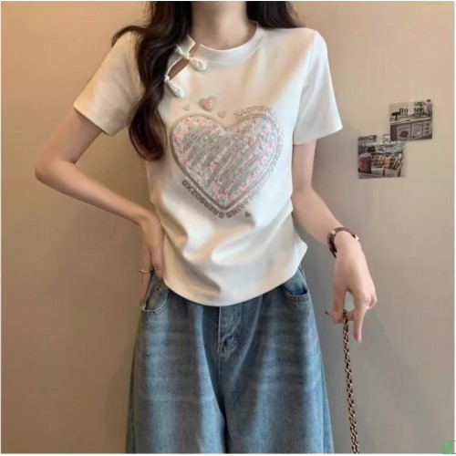 克莱因蓝棉麻无袖上衣女夏亚麻高级感多巴胺穿搭明媚背心T恤套装