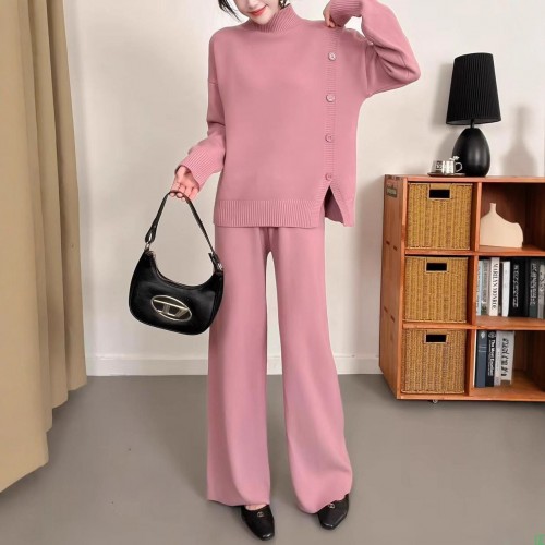 秋冬针织套装保暖