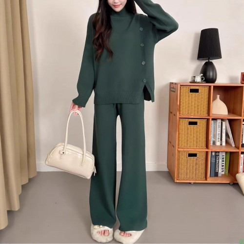 秋冬针织套装保暖