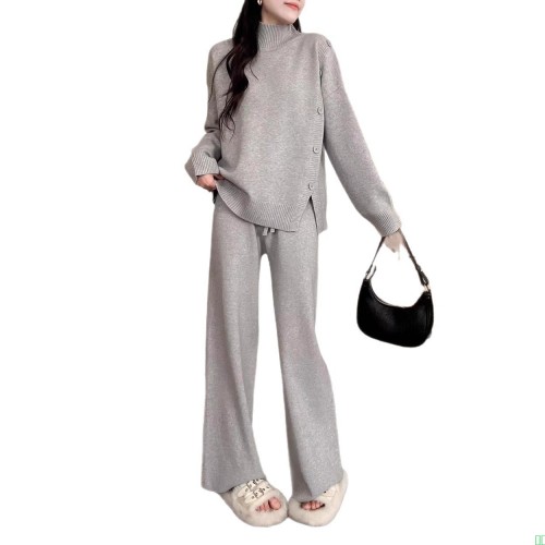 秋冬针织套装保暖