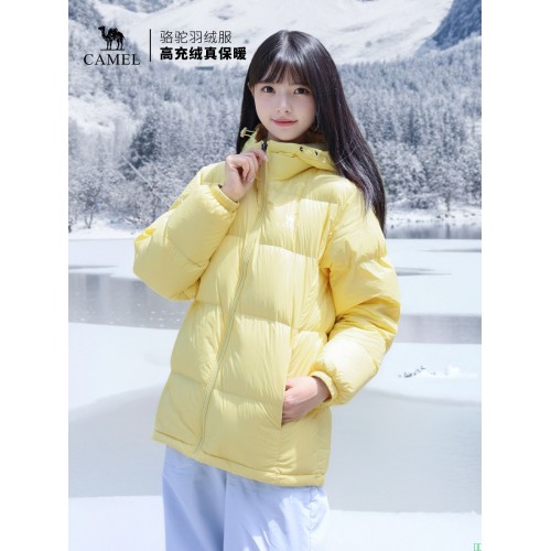 骆驼抱抱户外羽绒服冬季新款女款男款短款拒水保暖外套121面包服