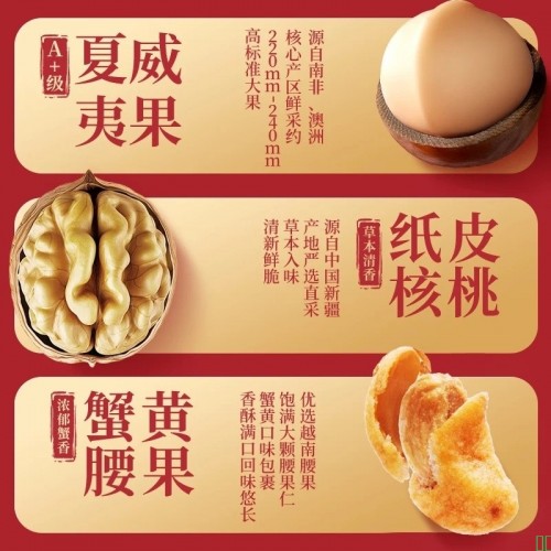 【三只松鼠三只松鼠坚果礼盒2063g_14袋】三只松鼠坚果礼盒2063g_零食大礼包干果炒货送礼长辈新春节过年货企业团购【行情_报价_价格_评测】-京东