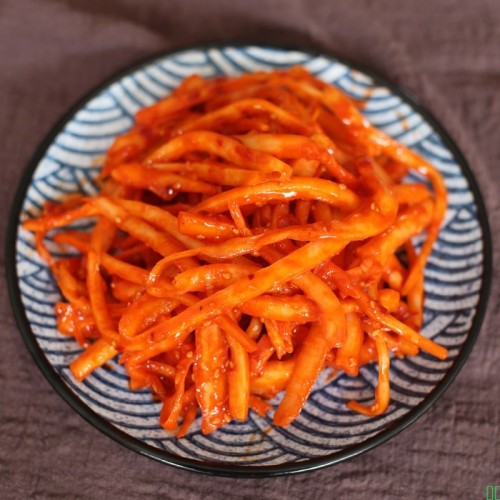 朝鲜族桔梗泡菜狗宝咸菜桔梗咸菜朝鲜散装东北咸菜500g朝鲜拌桔梗