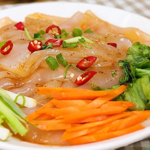 东北大拉皮正宗凉拌菜即食水晶凉皮0脂肪手工拉皮特产凉拌凉菜