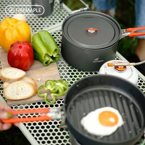【火枫野火气炉+盛宴4套锅+收纳包M】火枫（FIRE-MAPLE）野火气炉盛宴4收纳包户外炉具野餐便携炉头4-5人套锅露营全套装备【行情_报价_价格_评测】