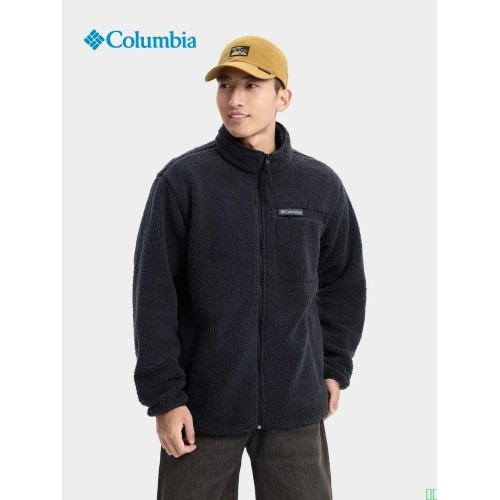 Columbia哥伦比亚户外25秋冬新品男子立领抓绒衣保暖外套AM2797_010_黑色_L_(180_100A)【图片_价格_品牌_报价】