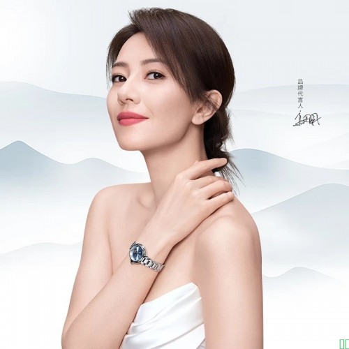 【飞亚达LA865022.WLW】飞亚达（FIYTA）高圆圆同款“柿柿如意”宋瓷款镂空盘钢带机械女表新年礼物送女生【行情_报价_价格_评测】