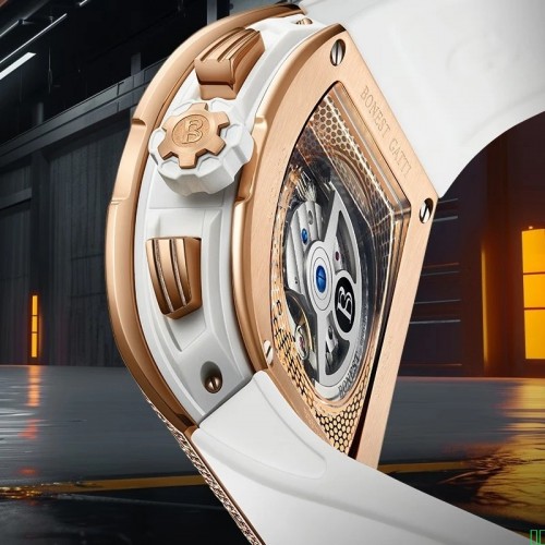 布加迪（BONEST_GATTI）手表男士德国机械表全自动镂空夜光腕表情人节生日新年礼物送男友_多功能BG5004-R1银壳黑面黑胶带【图片_价格_品牌_报价】