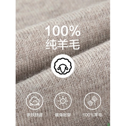 海澜之家纯羊毛羊毛衫男轻商务经典系列毛衣冬季男_HNZAW3W023A黑色F9_L_175_92A_推荐69-75kg【图片_价格_品牌_报价】