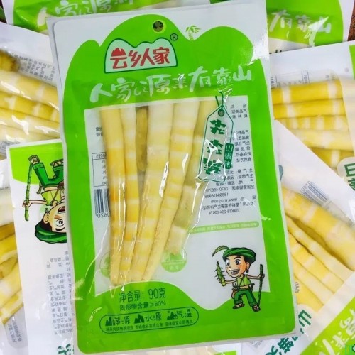 云乡人家泡椒笋尖酸辣竹笋山椒脆笋笋尖零食笋子酸笋笋丝开袋即食