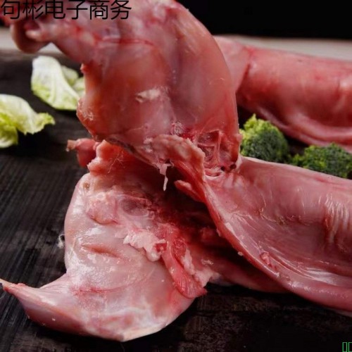 新鲜兔肉整只现杀鲜兔肉生鲜真空冰鲜白条农家散养去头2到5斤左右