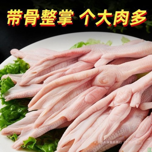 鸭掌生鲜大号鸭爪冷冻批发鸭脚生带皮商用家用一件包邮厂家直销
