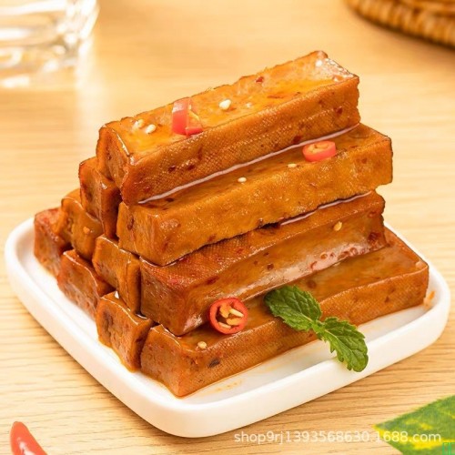 盐津铺子劲道豆干湘式风味好吃的夜宵休闲网红零食有嚼劲爆款解馋
