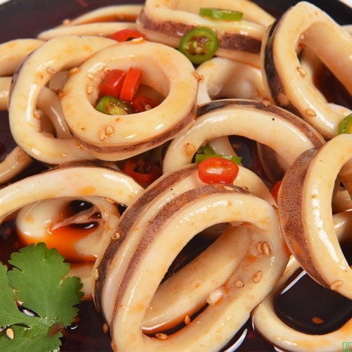 鱿鱼圈冷冻去皮鱿鱼圈厂家批发火锅餐饮生鲜10kg箱装烧烤鱿鱼