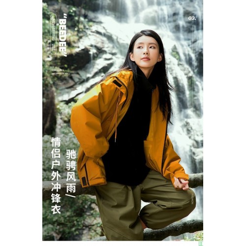 刘亦菲同款三合一冲锋衣女网红款春季户外西藏旅游登山可脱卸外套