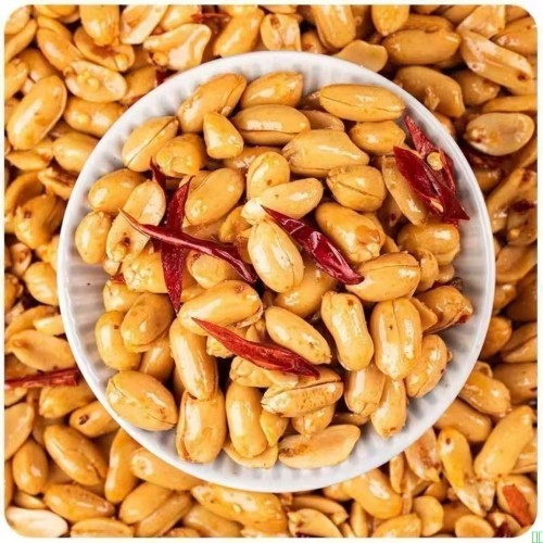25年新花生麻辣椒盐酒鬼花生米去皮下酒零食休闲菜油炸花生