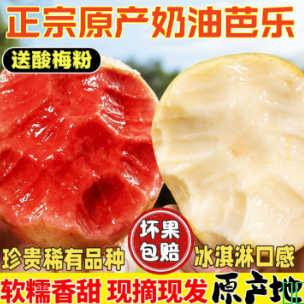 福建双拼红白心奶油芭乐番石榴孕妇新鲜低糖水果草莓5斤软糯香甜3