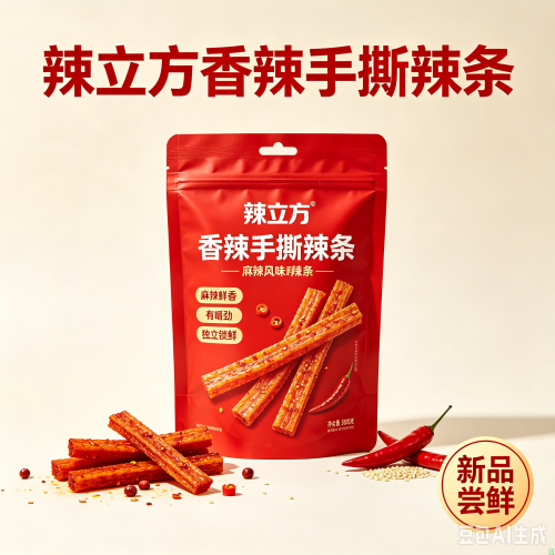 辣立方香辣手撕辣条