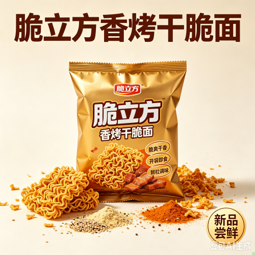 脆立方香烤干脆面