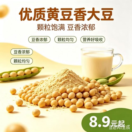 本地老品种笨大豆，颗粒饱满豆香浓，打豆浆醇厚无豆腥味，自制豆腐、发豆芽首选