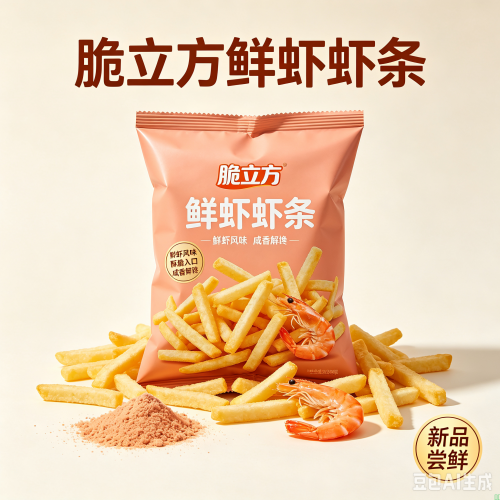 脆立方鲜虾虾条